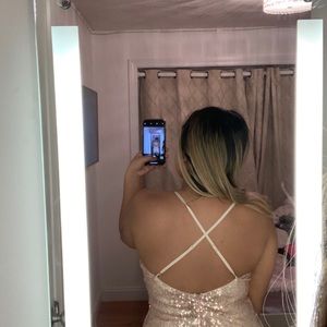 Pink prom dress